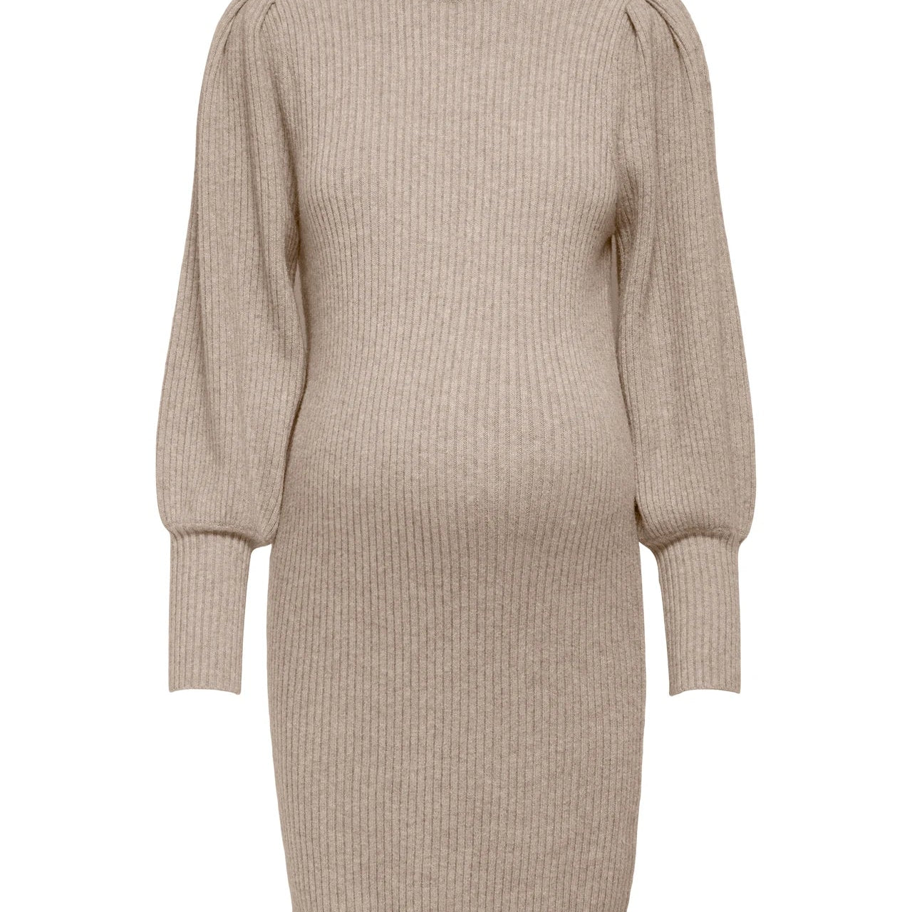 Zwangerschapsjurk Dames Hoge Hals Casual Mini Jurk