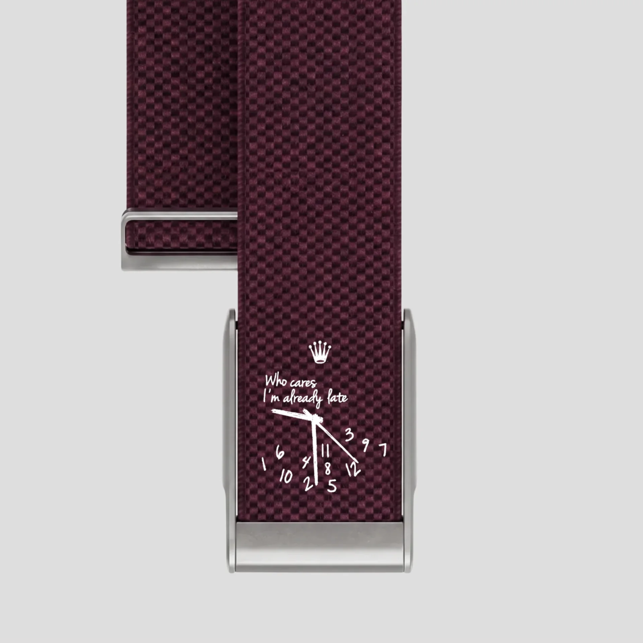 Being late Wine Red