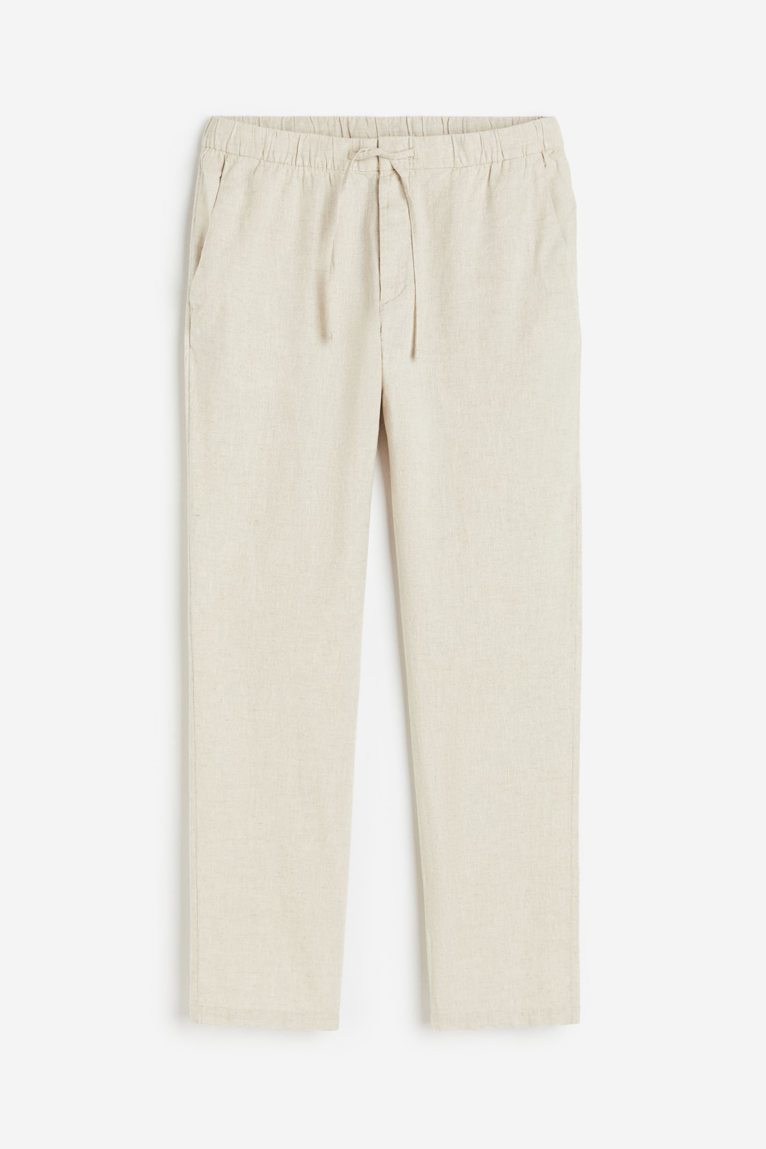 Broek Heren Relaxed Fit Trekkoord Elastische Taille