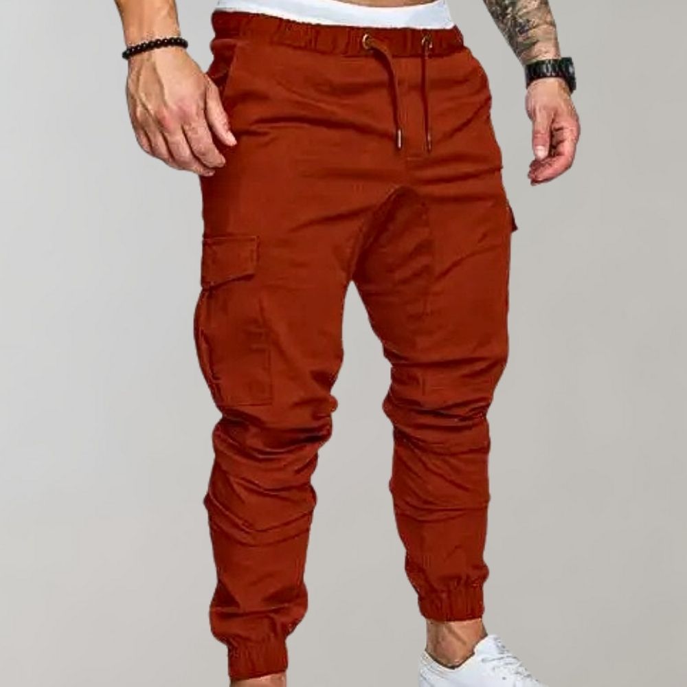 Cargo Broek Heren Casual Comfortabel Elastische Taille