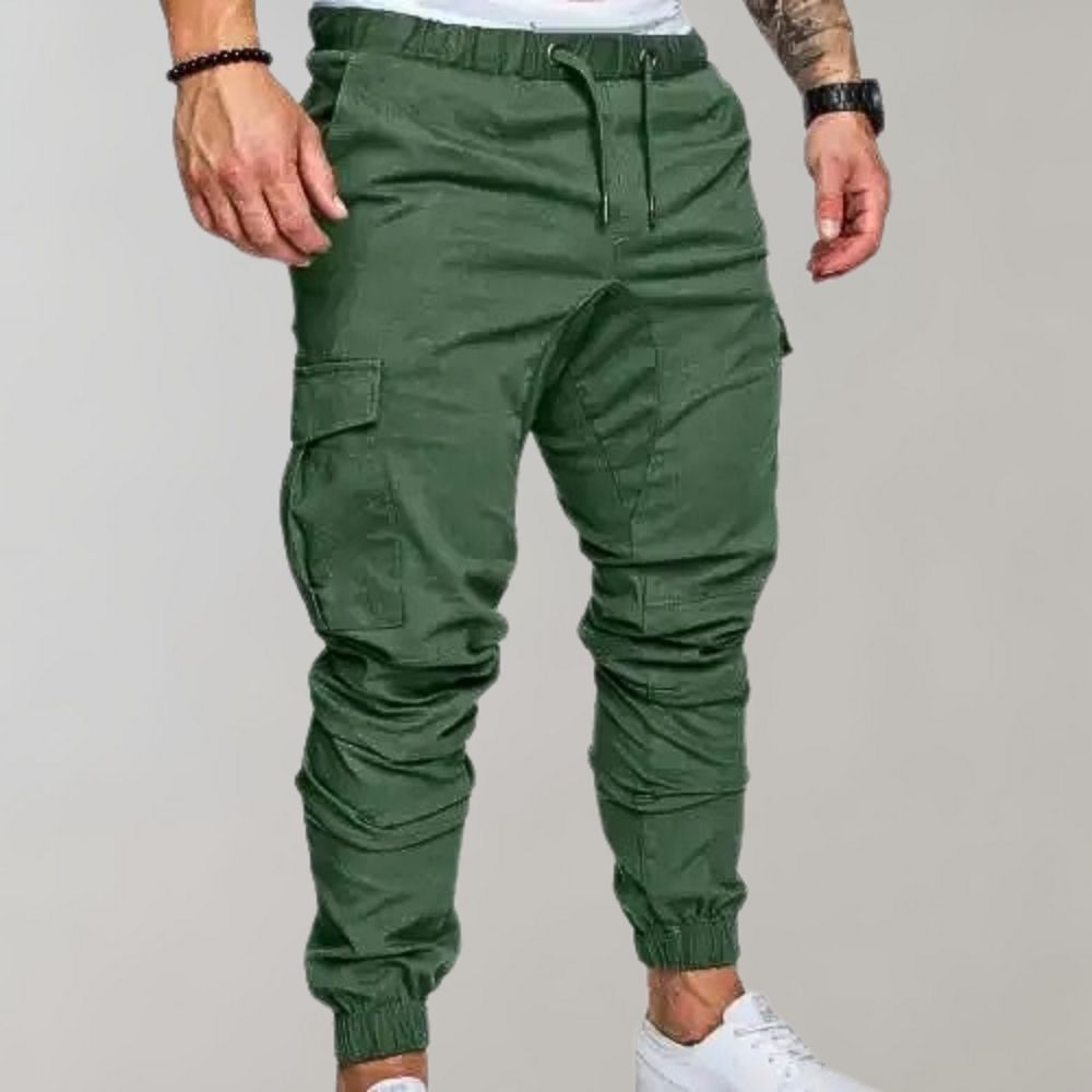 Cargo Broek Heren Casual Comfortabel Elastische Taille