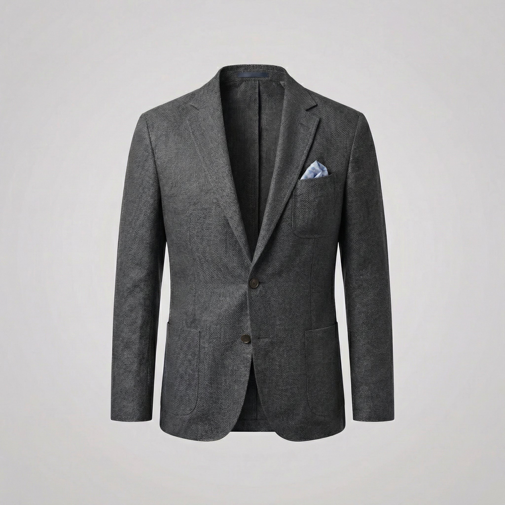 Colbert Heren Casual Unstructured Fit Lange Mouwen