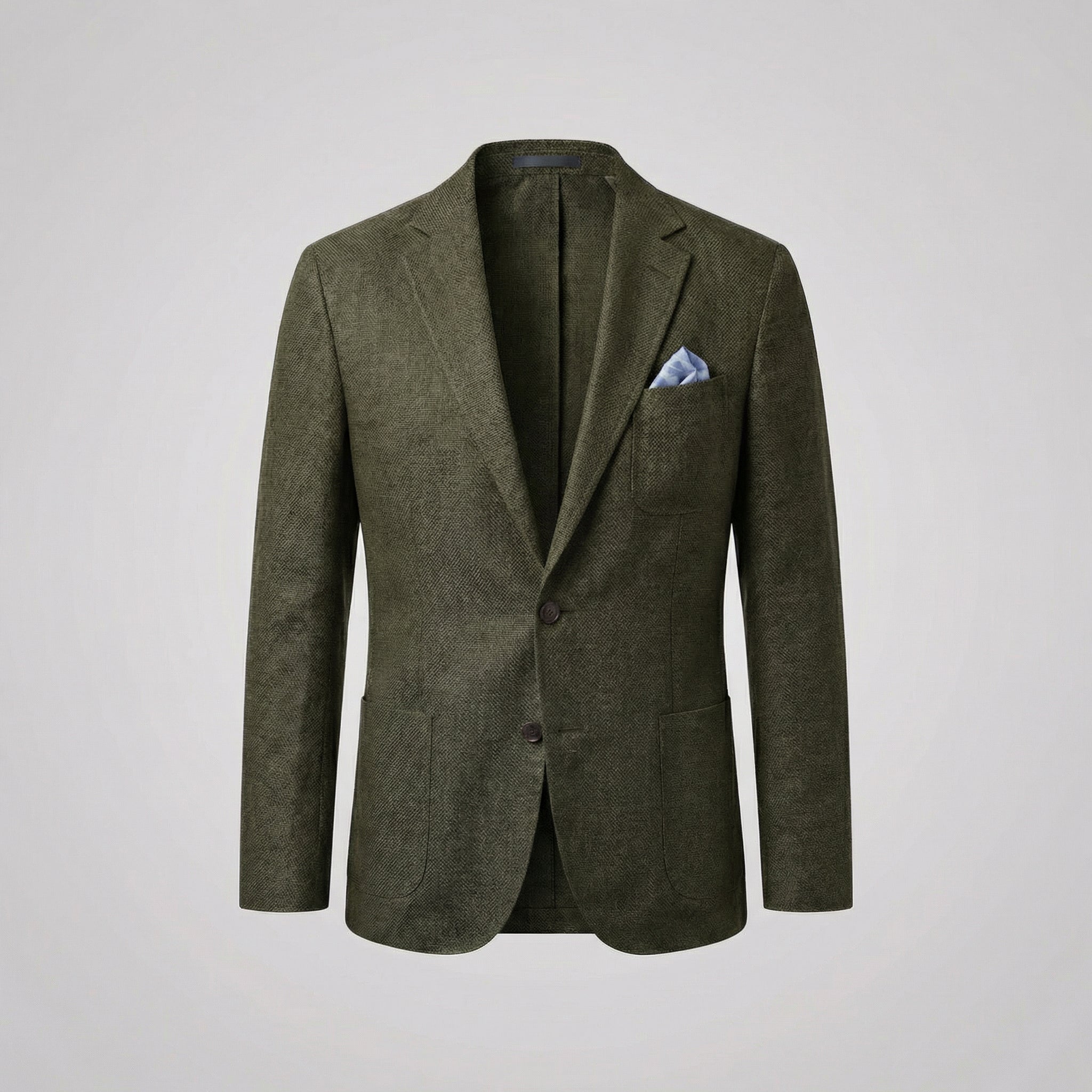 Colbert Heren Casual Unstructured Fit Lange Mouwen