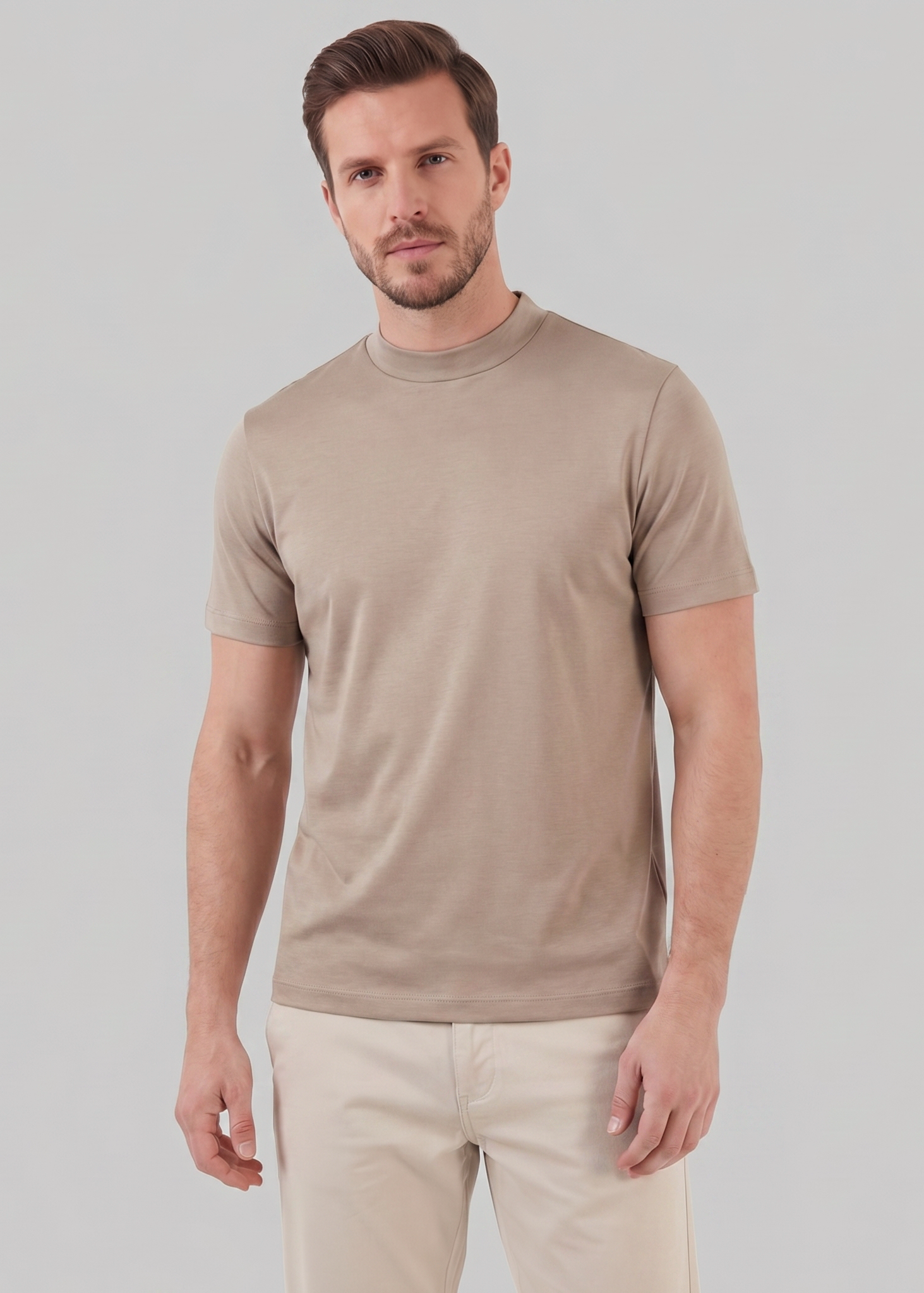 Slim Fit Crewneck T-Shirt Heren